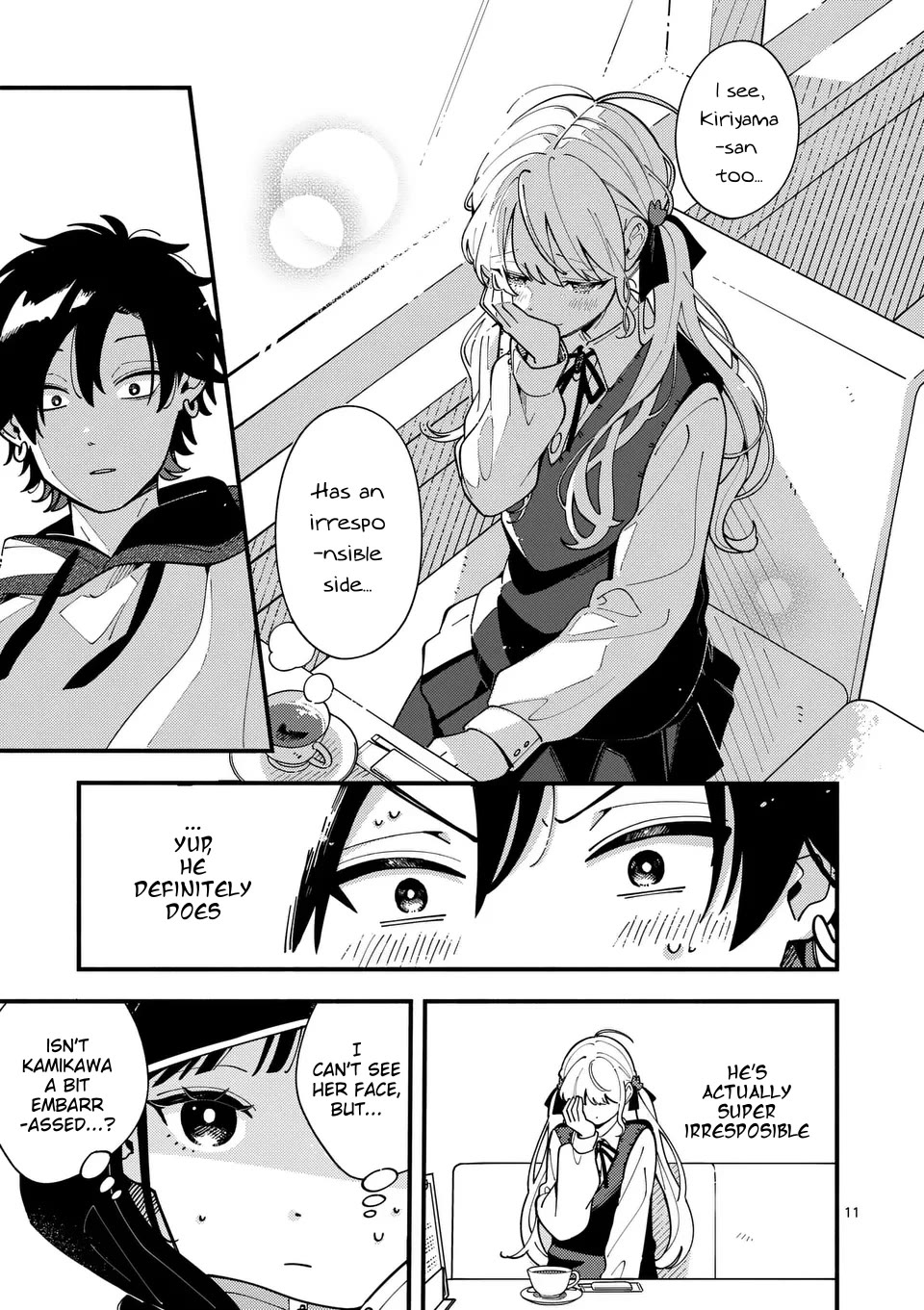 Wolf Falls in Love with Moon Chapter 5 page 11 - Chapter 5: Teach me, Karasuma-senpai