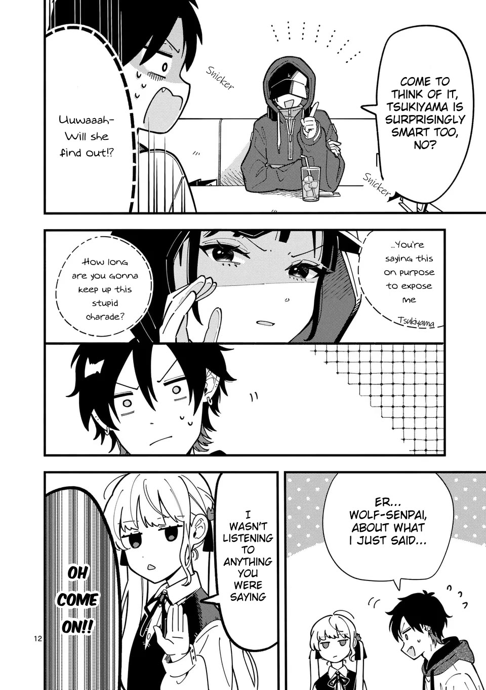 Wolf Falls in Love with Moon Chapter 5 page 12 - Chapter 5: Teach me, Karasuma-senpai