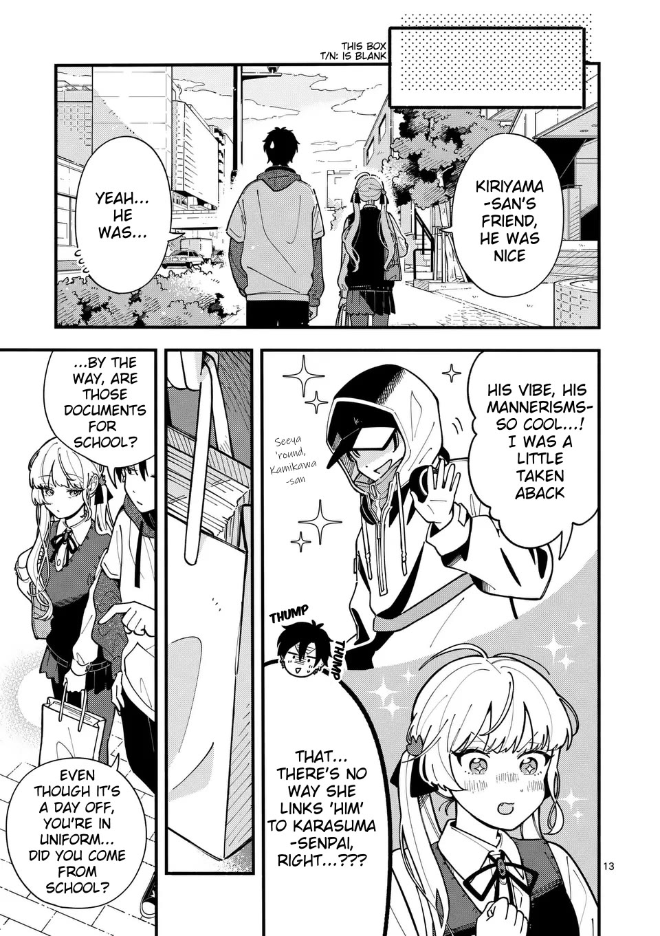 Wolf Falls in Love with Moon Chapter 5 page 13 - Chapter 5: Teach me, Karasuma-senpai