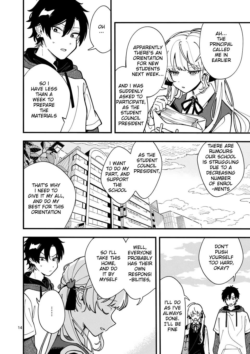 Wolf Falls in Love with Moon Chapter 5 page 14 - Chapter 5: Teach me, Karasuma-senpai