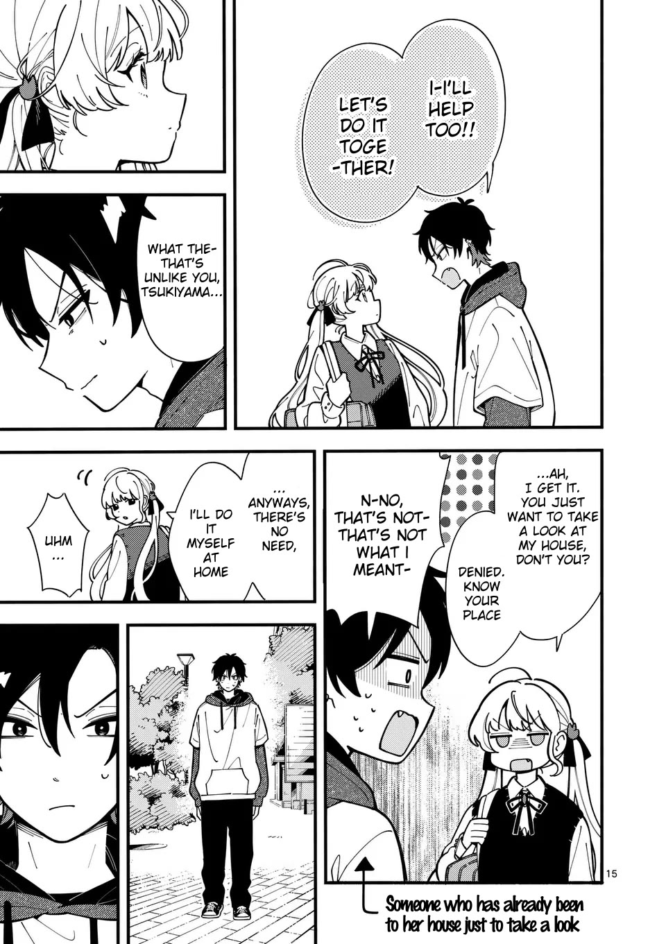Wolf Falls in Love with Moon Chapter 5 page 15 - Chapter 5: Teach me, Karasuma-senpai