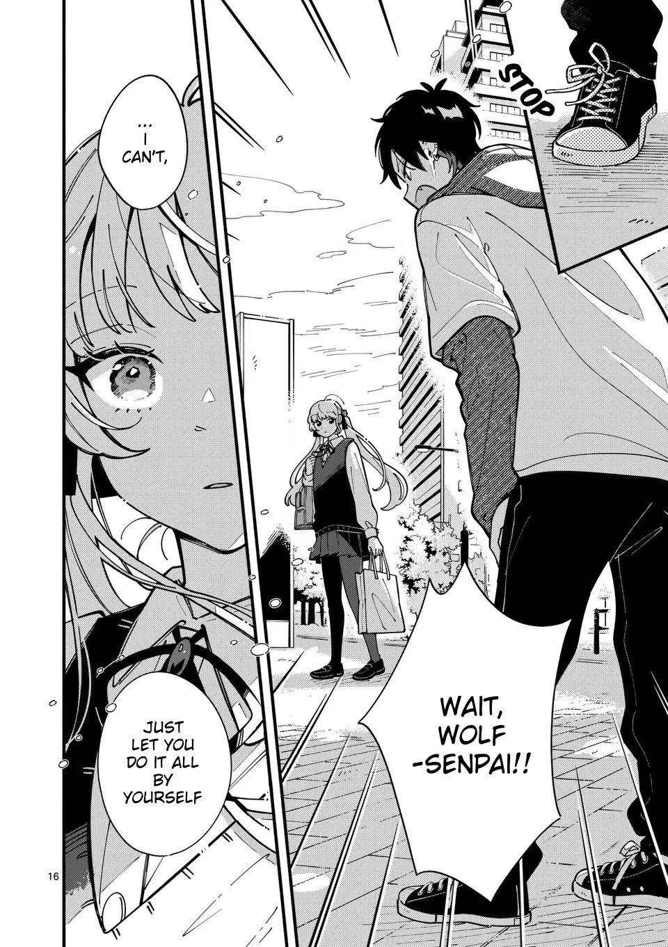 Wolf Falls in Love with Moon Chapter 5 page 16 - Chapter 5: Teach me, Karasuma-senpai