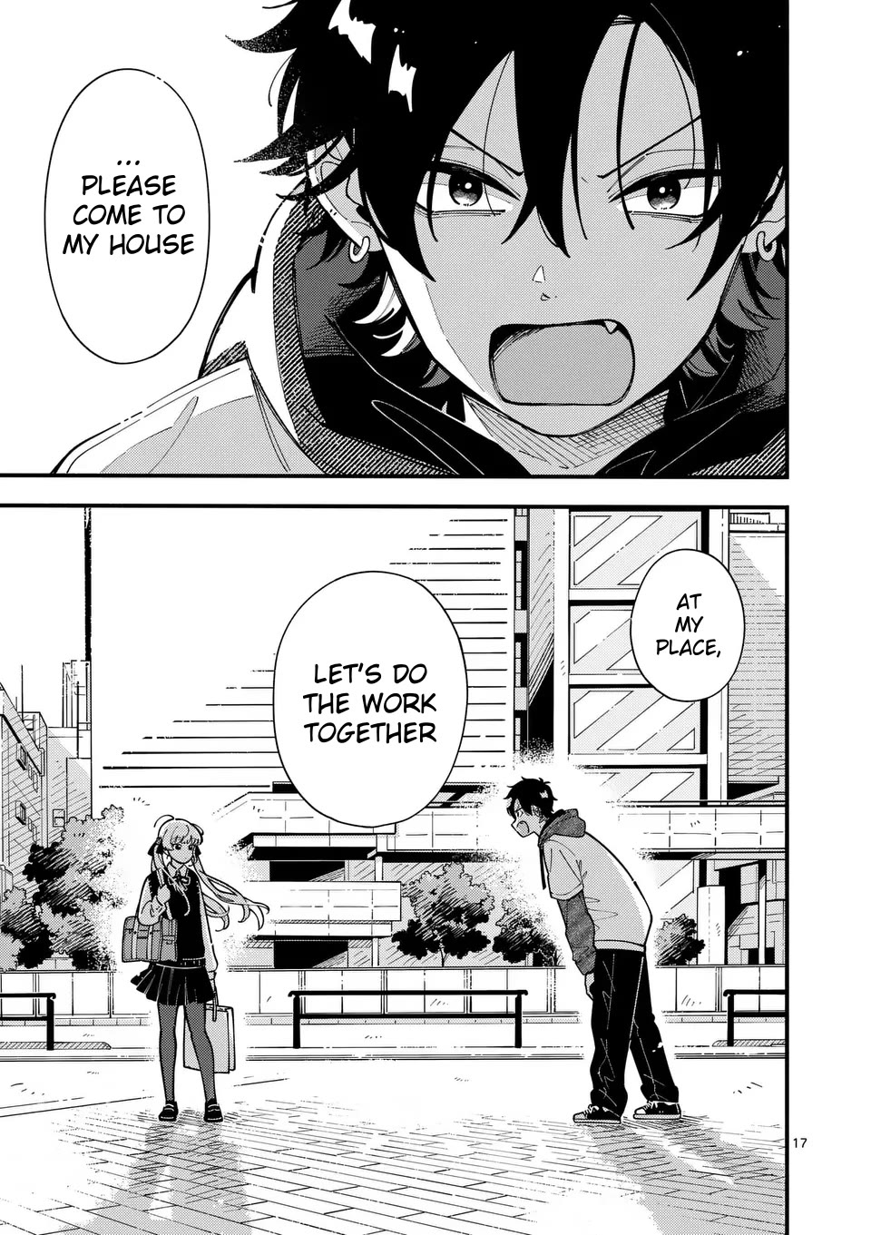 Wolf Falls in Love with Moon Chapter 5 page 17 - Chapter 5: Teach me, Karasuma-senpai