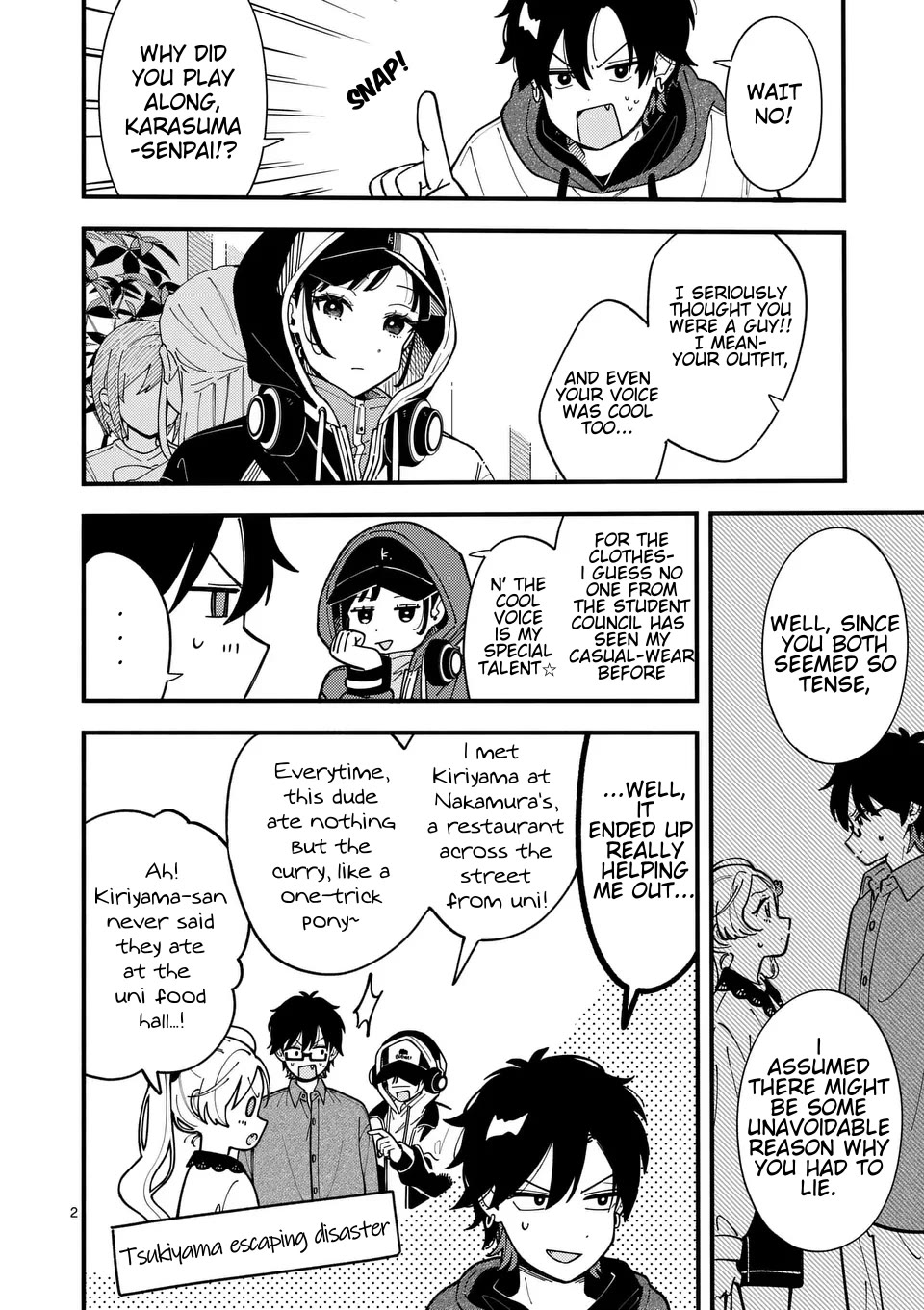 Wolf Falls in Love with Moon Chapter 5 page 2 - Chapter 5: Teach me, Karasuma-senpai
