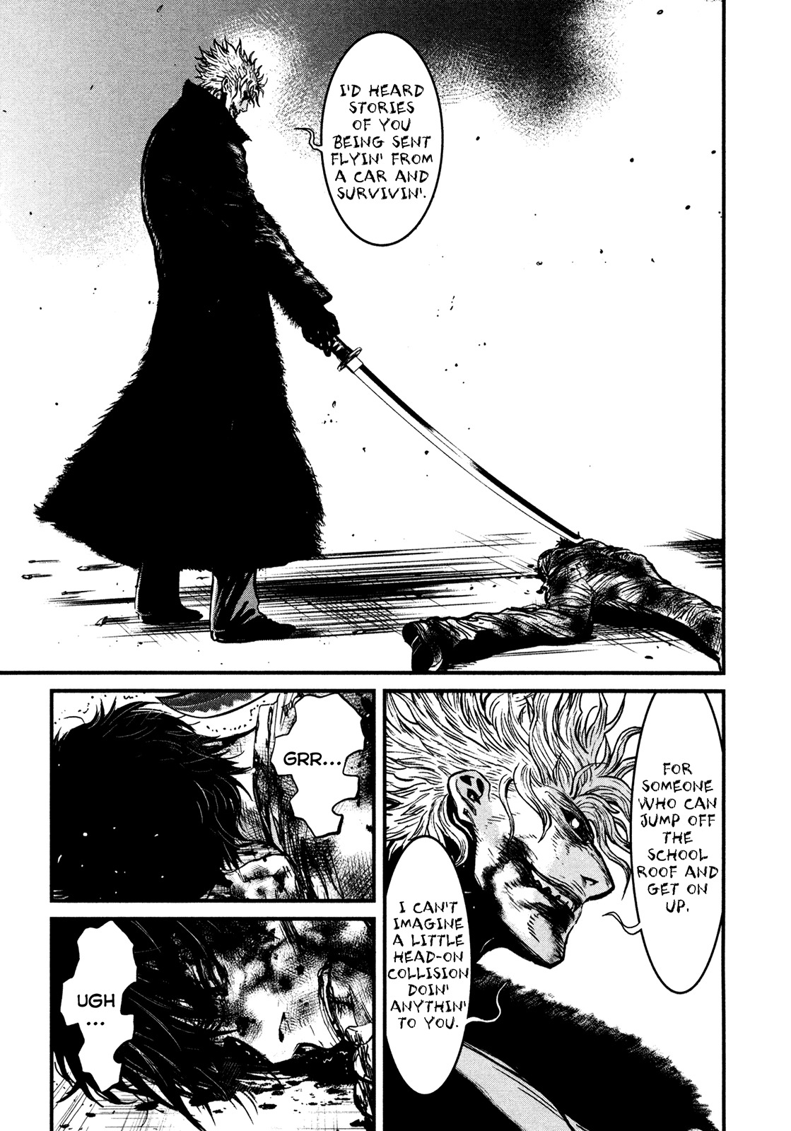 Wolf Guy - Ookami no Monshou Chapter 105 page 5 - Chapter 105: Struggle