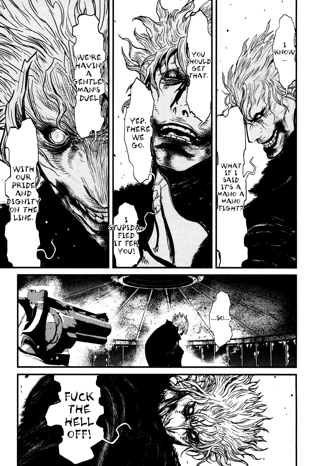 Wolf Guy - Ookami no Monshou Chapter 106 page 10 - Chapter 106: Gut