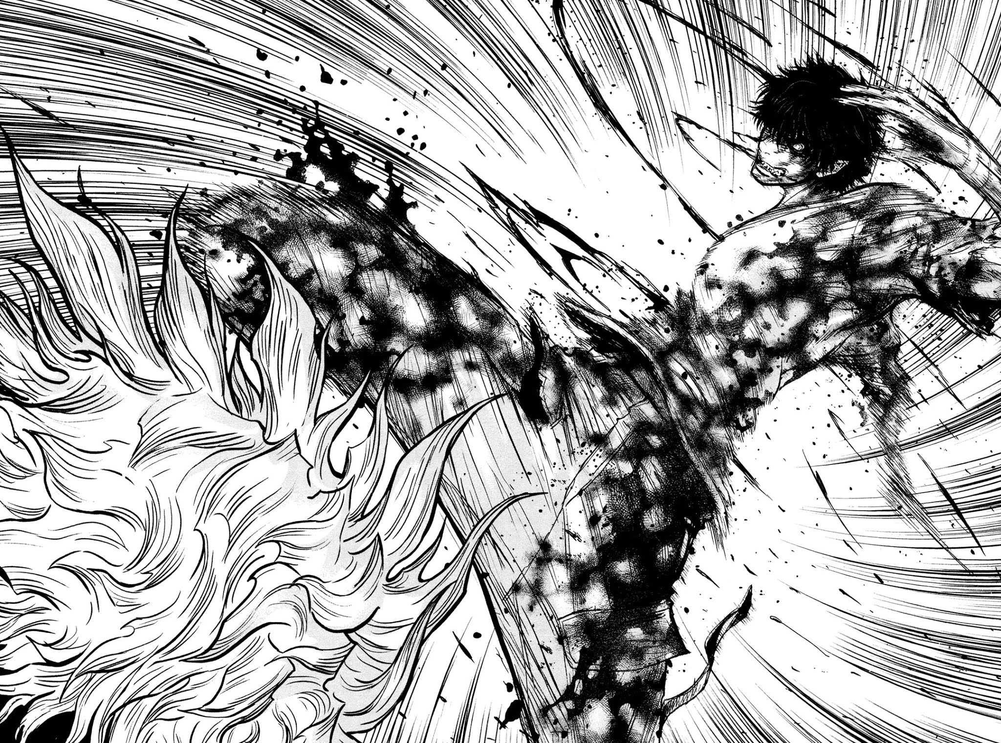 Wolf Guy - Ookami no Monshou Chapter 106 page 17 - Chapter 106: Gut