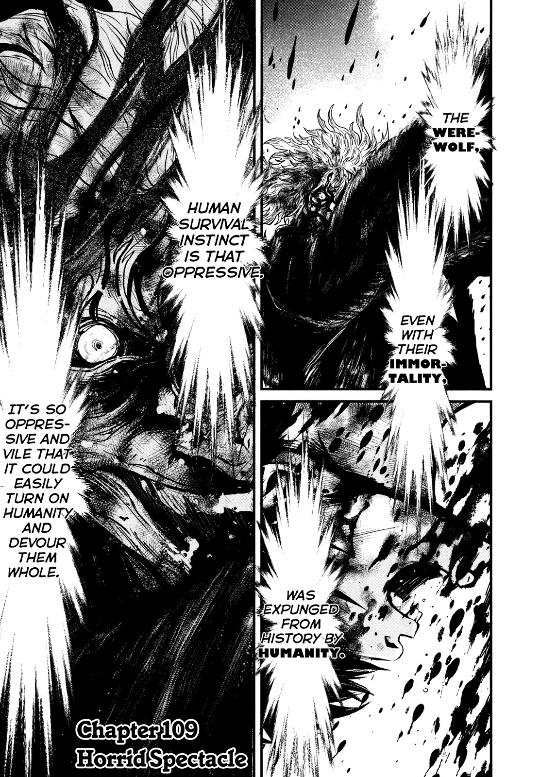 Wolf Guy - Ookami no Monshou Chapter 109 page 1 - Chapter 109: Desperation