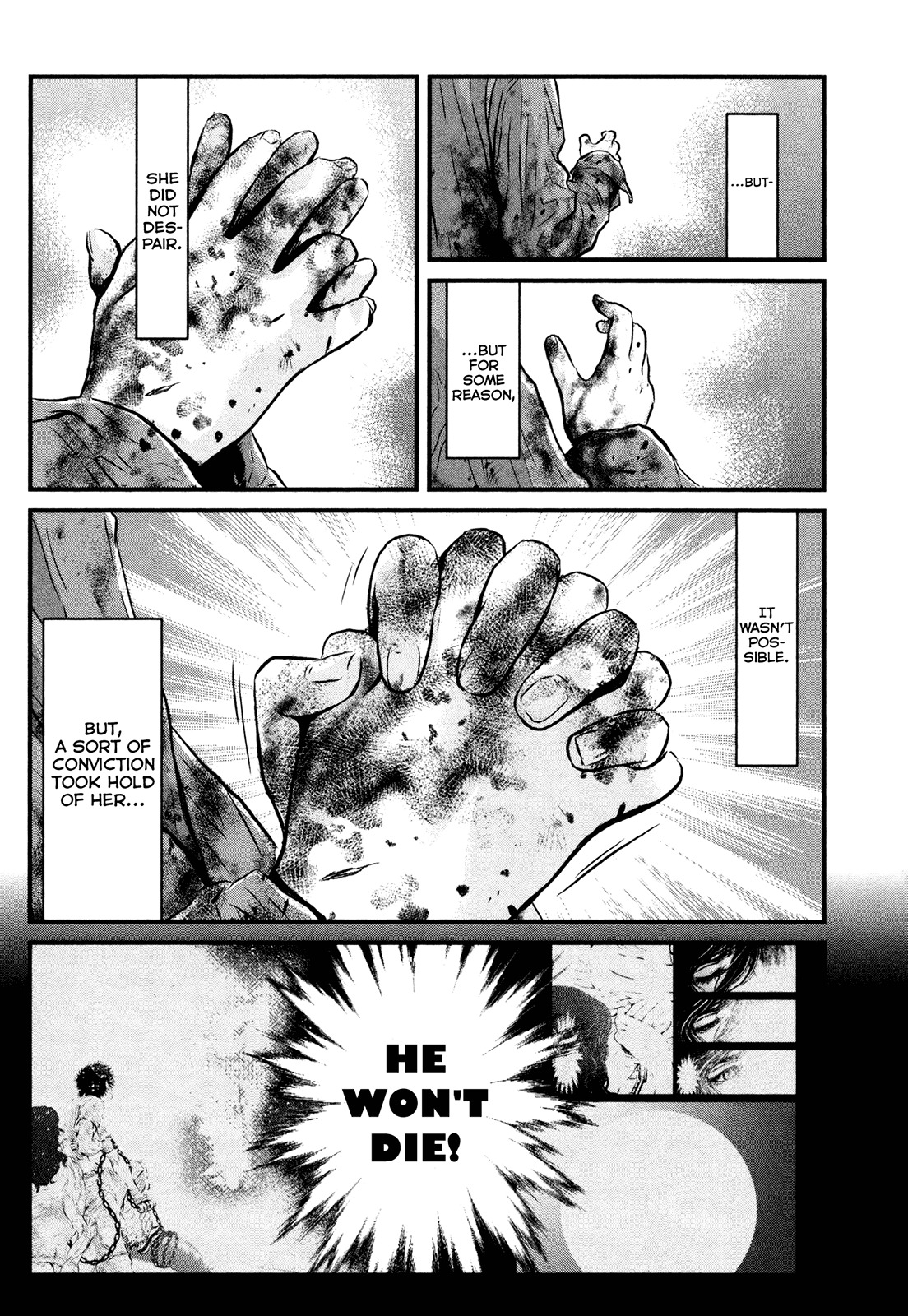 Wolf Guy - Ookami no Monshou Chapter 109 page 17 - Chapter 109: Desperation