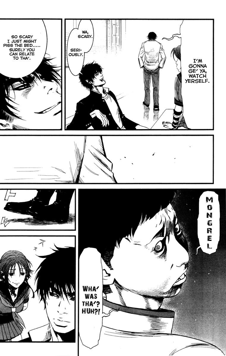 Wolf Guy - Ookami no Monshou Chapter 3 page 14 - Chapter 3: Knife