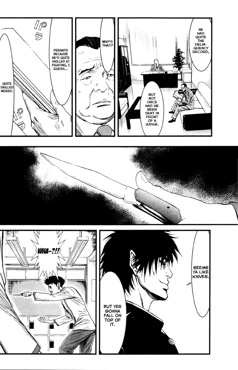 Wolf Guy - Ookami no Monshou Chapter 3 page 17 - Chapter 3: Knife