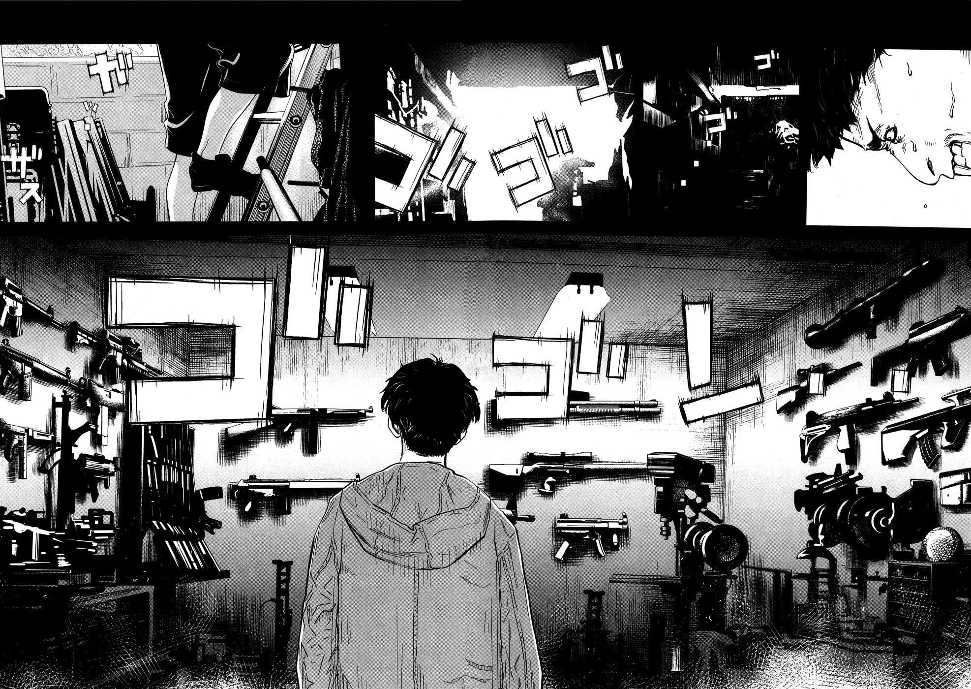 Wolf Guy - Ookami no Monshou Chapter 34 page 18 - Chapter 34: Guns
