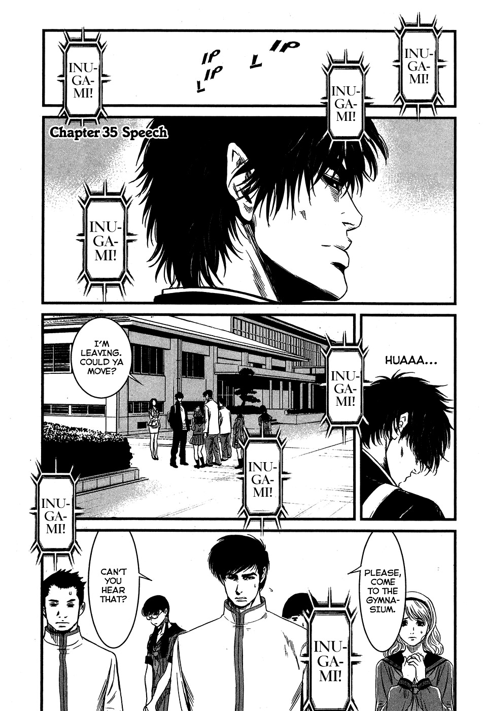 Wolf Guy - Ookami no Monshou Chapter 35 page 2 - Chapter 35: Speech