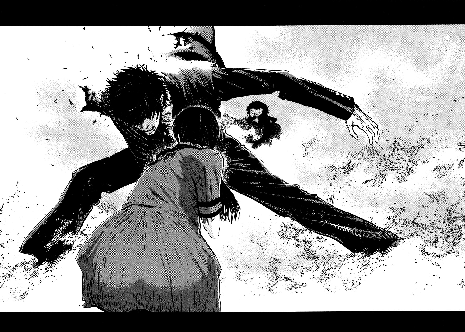 Wolf Guy - Ookami no Monshou Chapter 38 page 16 - Chapter 38: Within Smoke and Flames