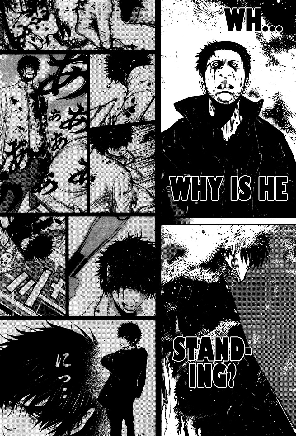 Wolf Guy - Ookami no Monshou Chapter 38 page 19 - Chapter 38: Within Smoke and Flames