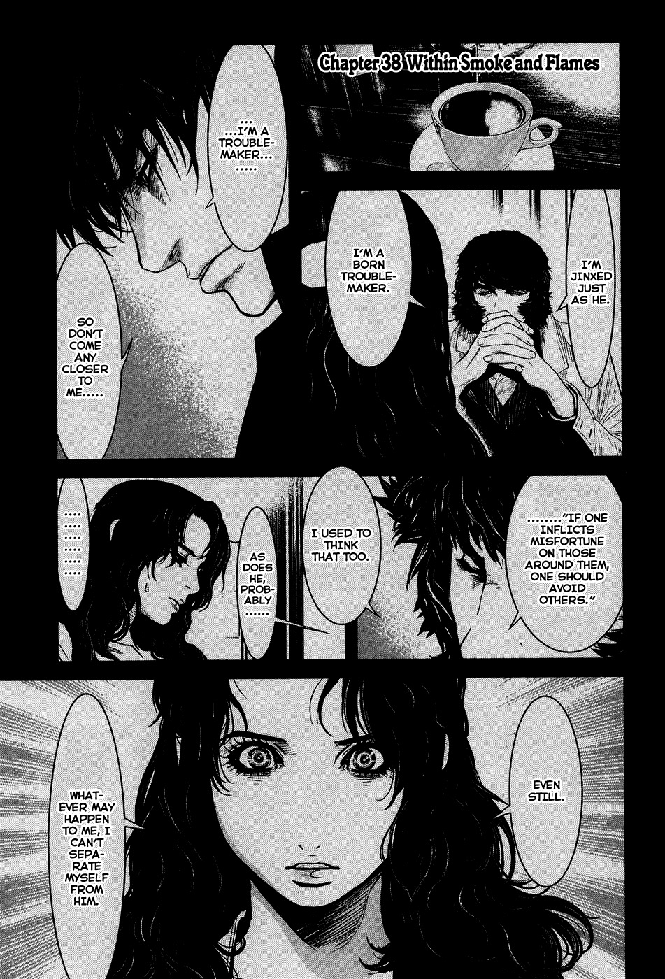 Wolf Guy - Ookami no Monshou Chapter 38 page 3 - Chapter 38: Within Smoke and Flames