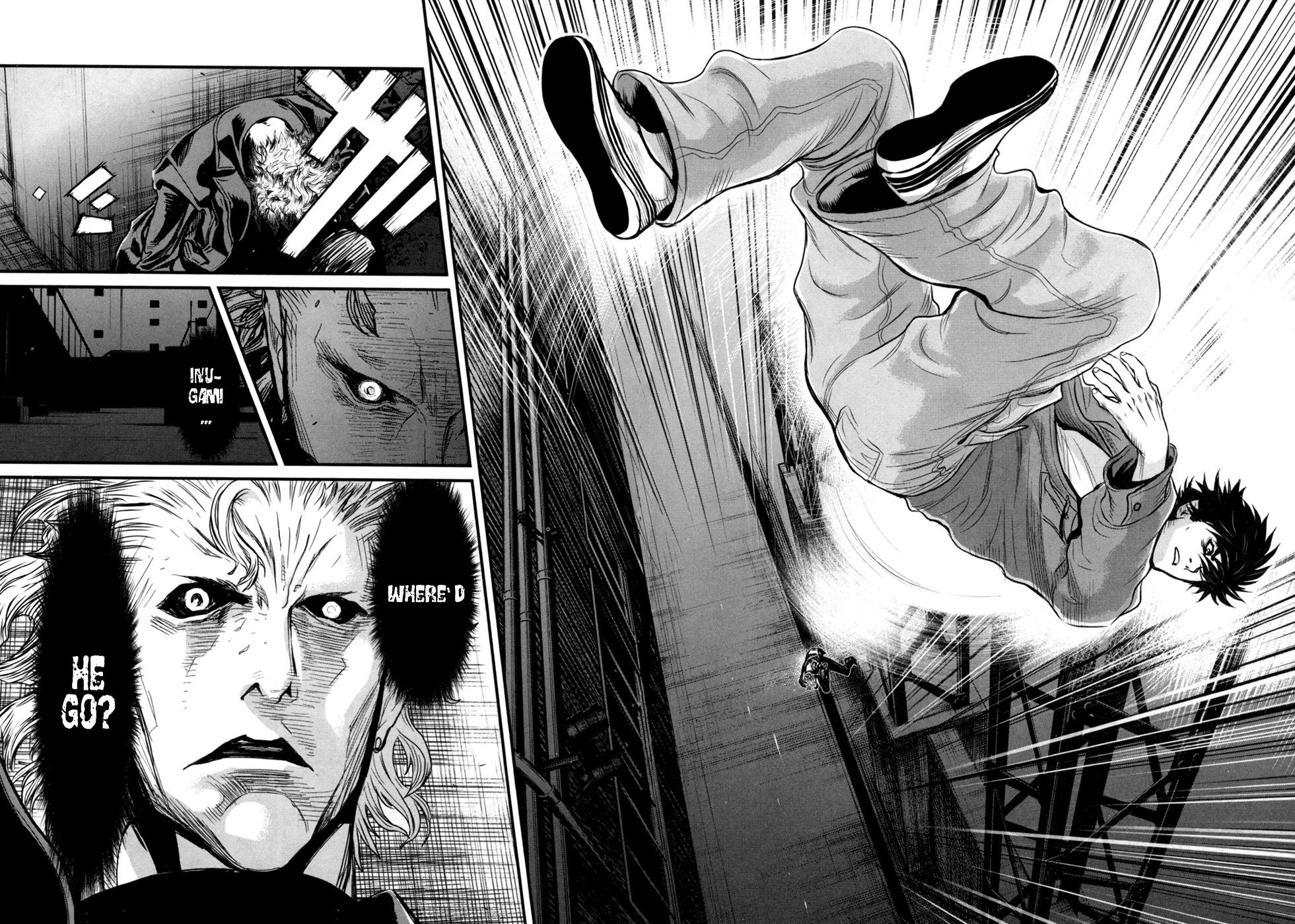 Wolf Guy - Ookami no Monshou Chapter 42 page 13 - Chapter 42: Followed