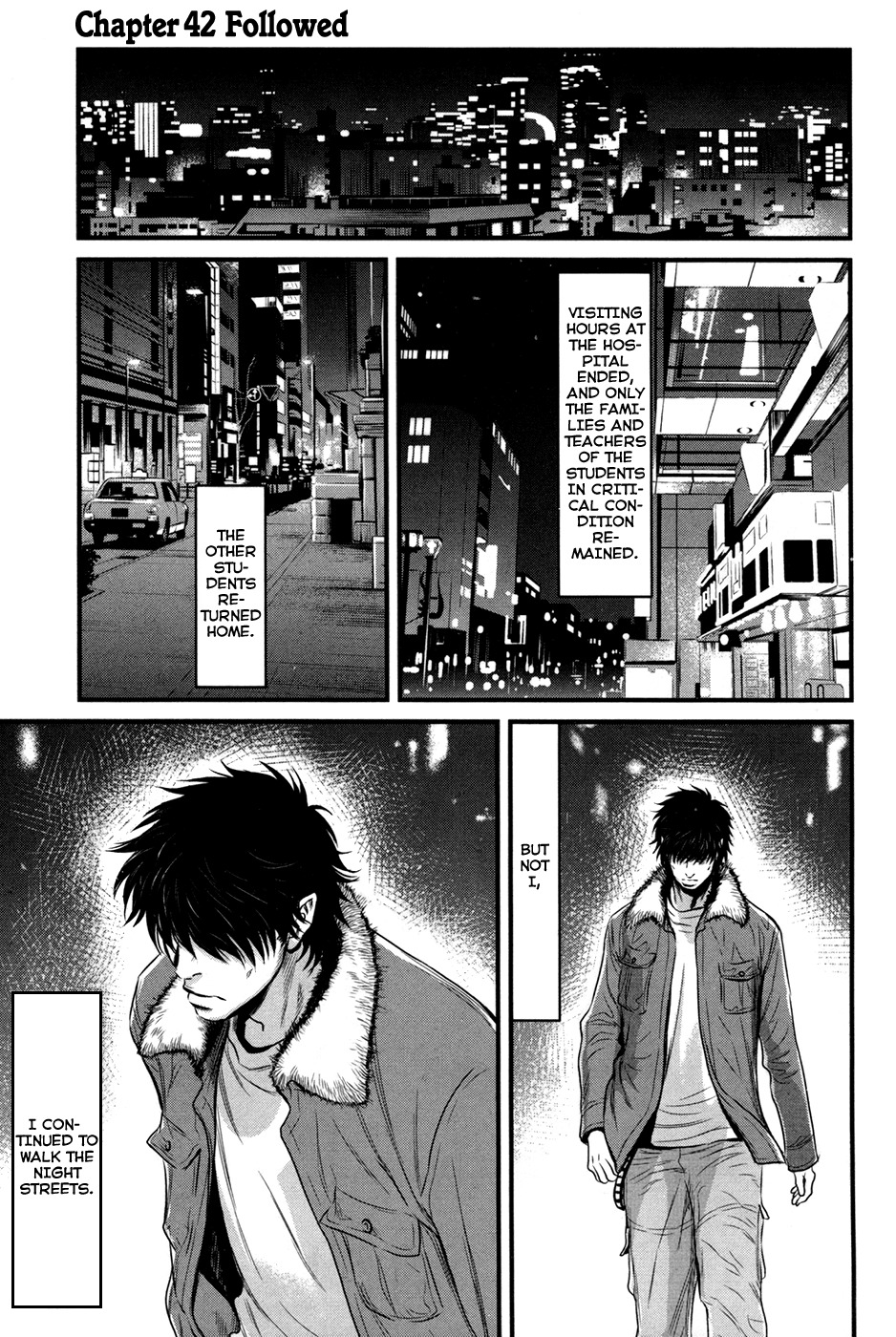 Wolf Guy - Ookami no Monshou Chapter 42 page 2 - Chapter 42: Followed