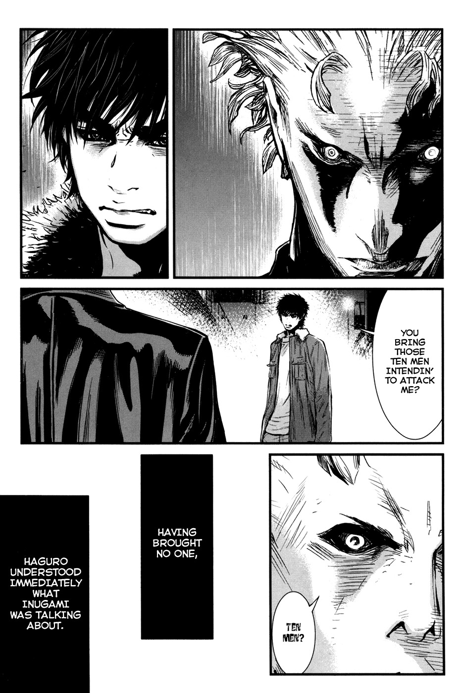 Wolf Guy - Ookami no Monshou Chapter 42 page 8 - Chapter 42: Followed