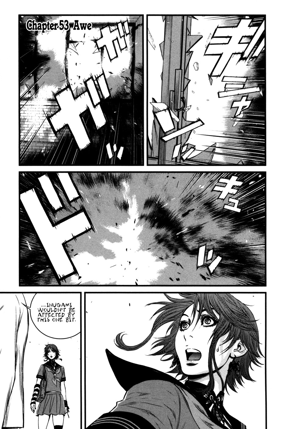 Wolf Guy - Ookami no Monshou Chapter 53 page 2 - Chapter 53: Awe
