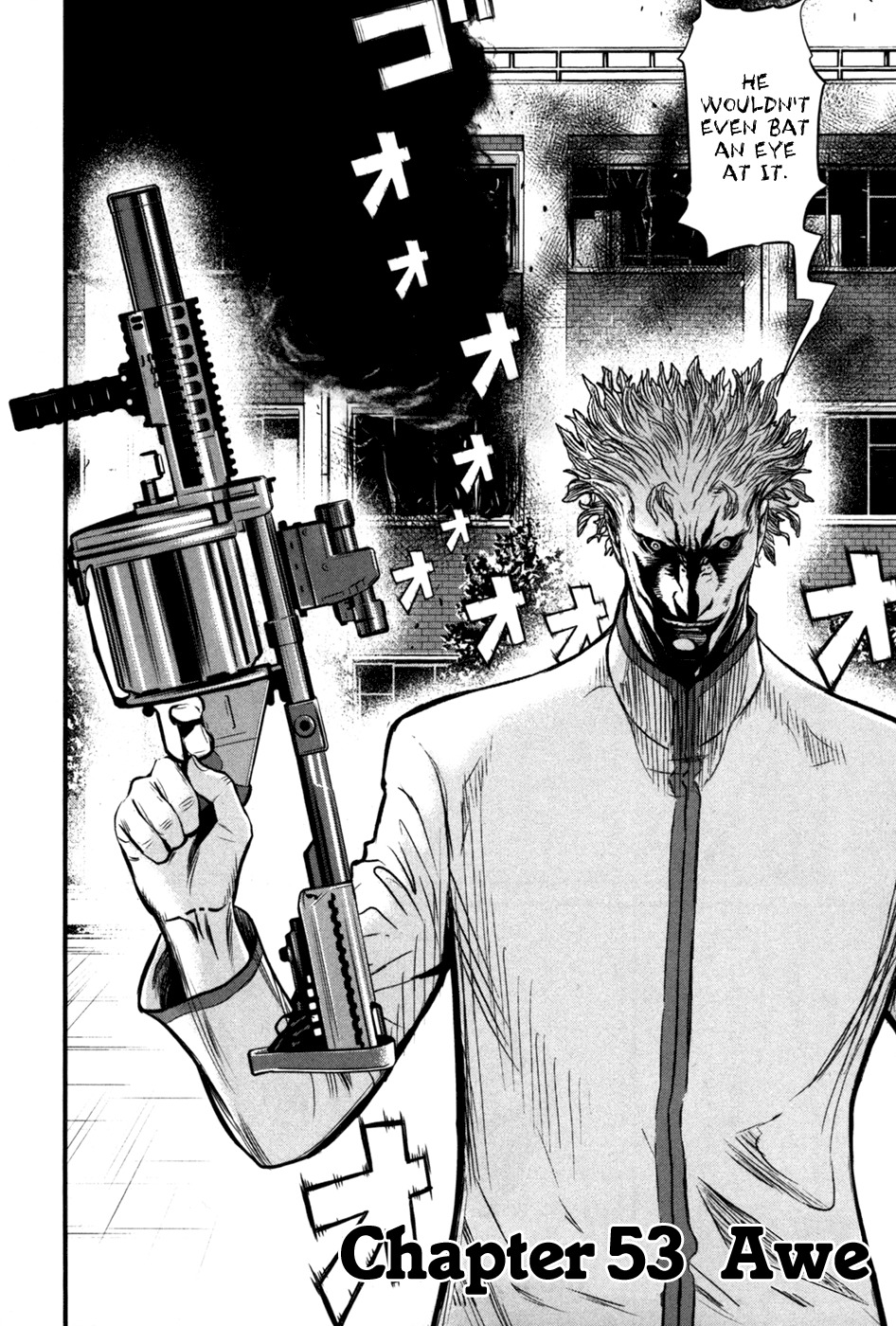 Wolf Guy - Ookami no Monshou Chapter 53 page 3 - Chapter 53: Awe