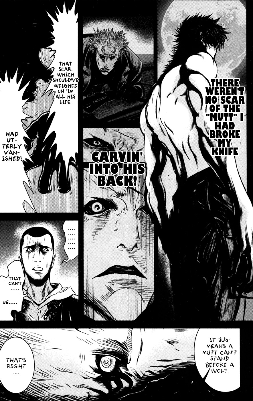Wolf Guy - Ookami no Monshou Chapter 55 page 11 - Chapter 55: The Smiling Haguro