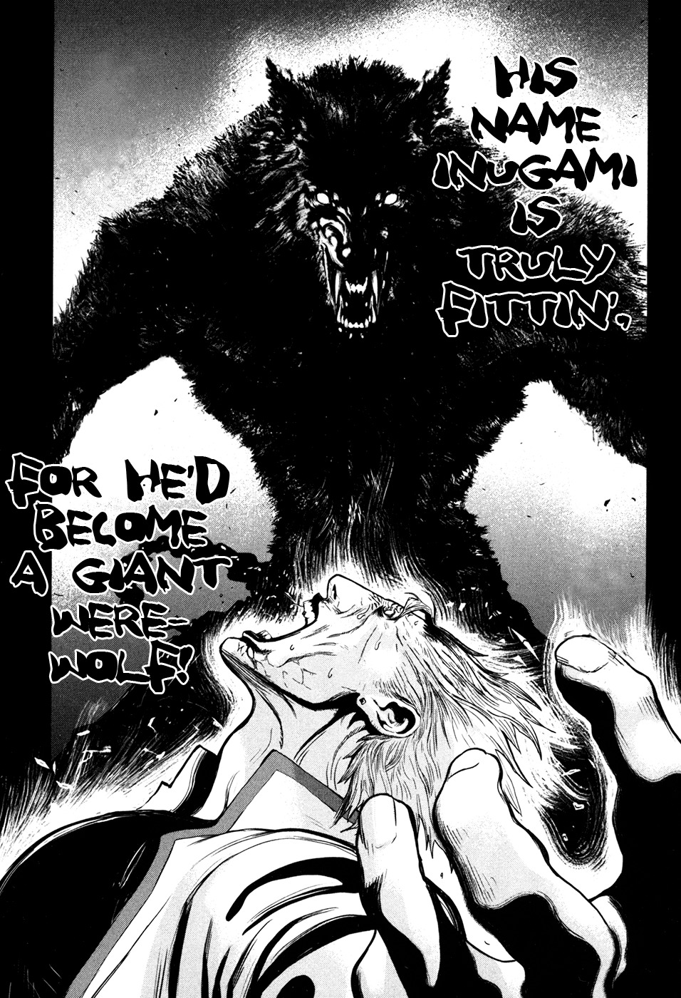 Wolf Guy - Ookami no Monshou Chapter 55 page 13 - Chapter 55: The Smiling Haguro
