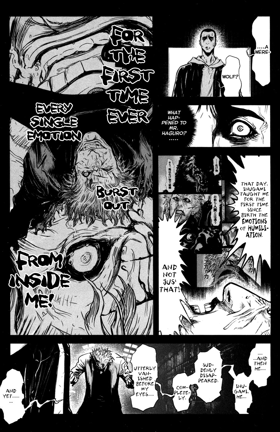 Wolf Guy - Ookami no Monshou Chapter 55 page 14 - Chapter 55: The Smiling Haguro