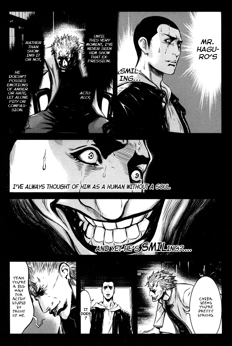 Wolf Guy - Ookami no Monshou Chapter 55 page 4 - Chapter 55: The Smiling Haguro
