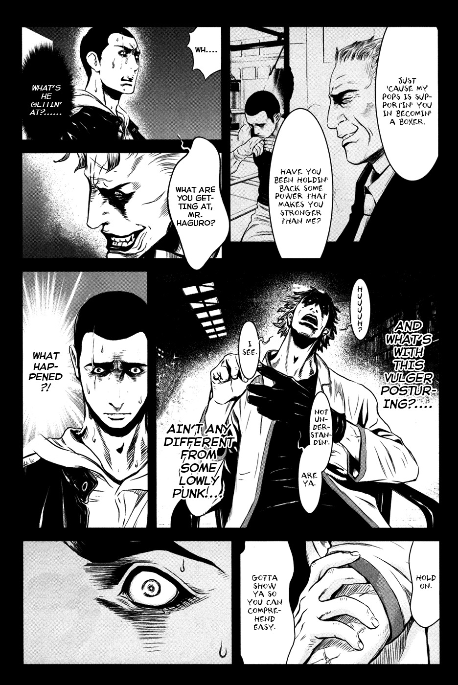 Wolf Guy - Ookami no Monshou Chapter 55 page 5 - Chapter 55: The Smiling Haguro