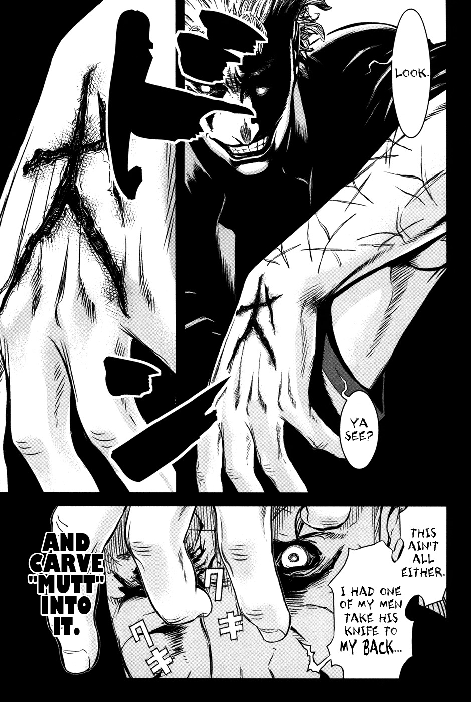 Wolf Guy - Ookami no Monshou Chapter 55 page 6 - Chapter 55: The Smiling Haguro