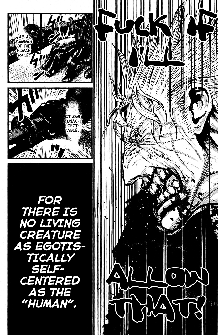 Wolf Guy - Ookami no Monshou Chapter 63 page 14 - Chapter 63: Human Will