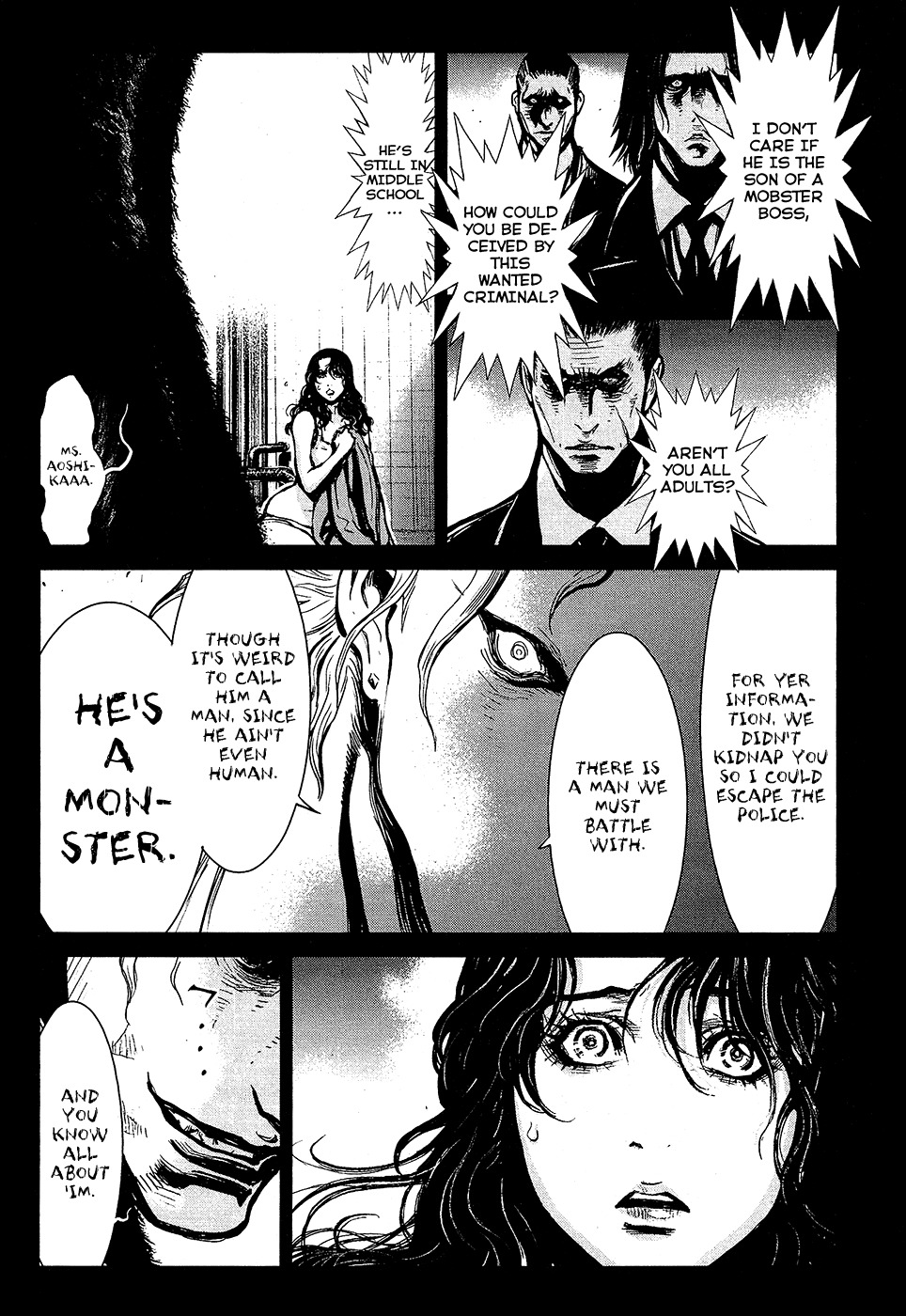 Wolf Guy - Ookami no Monshou Chapter 68 page 14 - Chapter 68: Kidnapped
