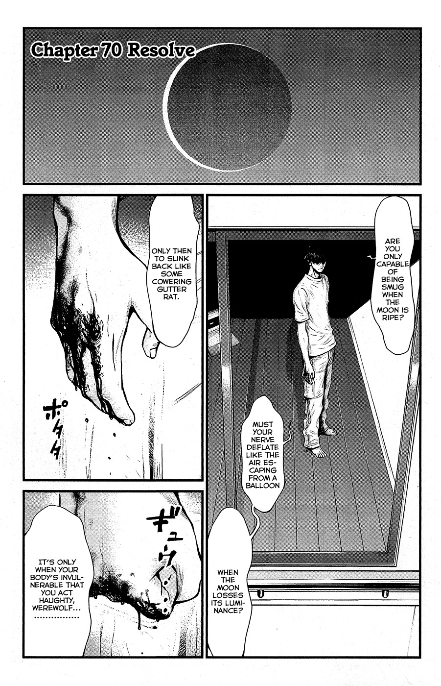 Wolf Guy - Ookami no Monshou Chapter 70 page 2 - Chapter 70: Resolve