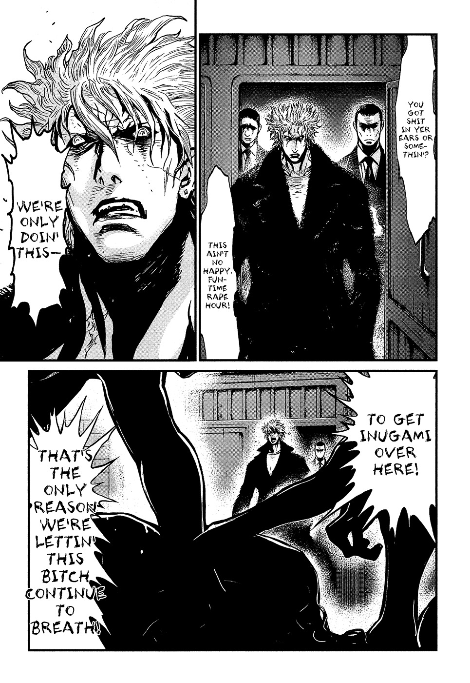 Wolf Guy - Ookami no Monshou Chapter 76 page 15 - Chapter 76: Rape