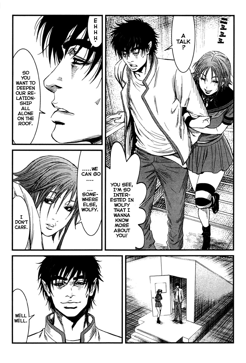 Wolf Guy - Ookami no Monshou Chapter 8 page 11 - Chapter 8: Rooftop