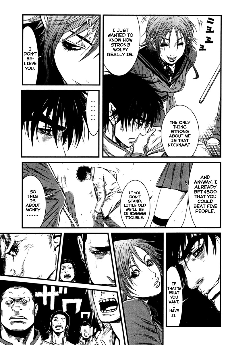 Wolf Guy - Ookami no Monshou Chapter 8 page 15 - Chapter 8: Rooftop
