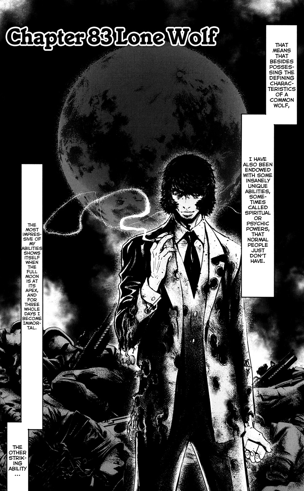 Wolf Guy - Ookami no Monshou Chapter 83 page 3 - Chapter 83: Lone Wolf