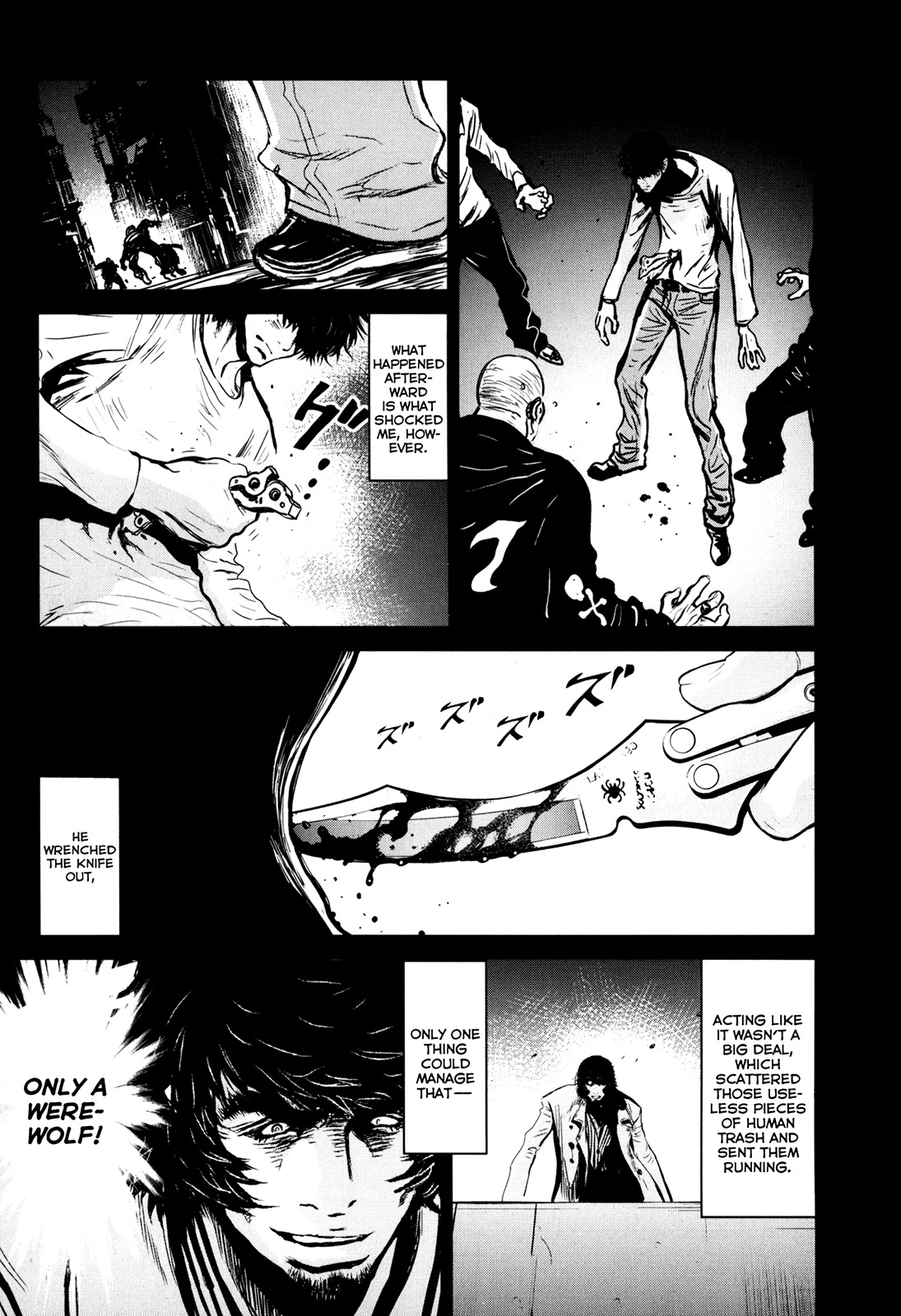 Wolf Guy - Ookami no Monshou Chapter 83 page 8 - Chapter 83: Lone Wolf