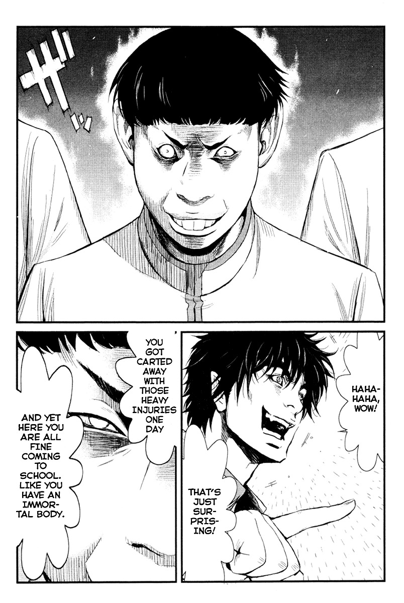 Wolf Guy - Ookami no Monshou Chapter 9 page 8 - Chapter 9: Lynching