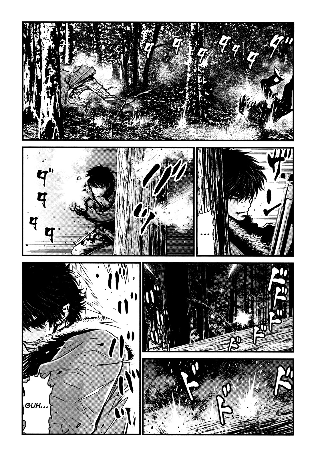 Wolf Guy - Ookami no Monshou Chapter 91 page 14 - Chapter 91: Guns
