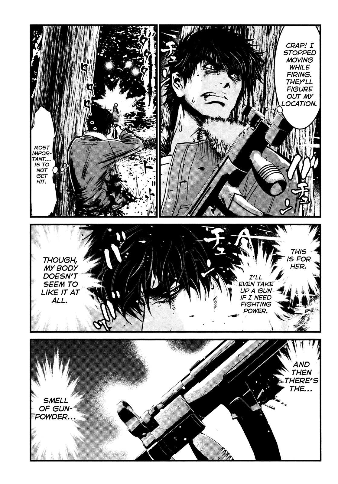 Wolf Guy - Ookami no Monshou Chapter 91 page 15 - Chapter 91: Guns