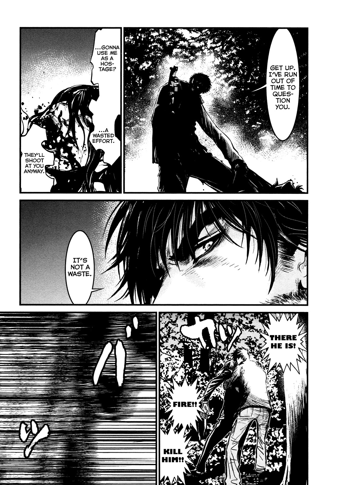 Wolf Guy - Ookami no Monshou Chapter 91 page 6 - Chapter 91: Guns