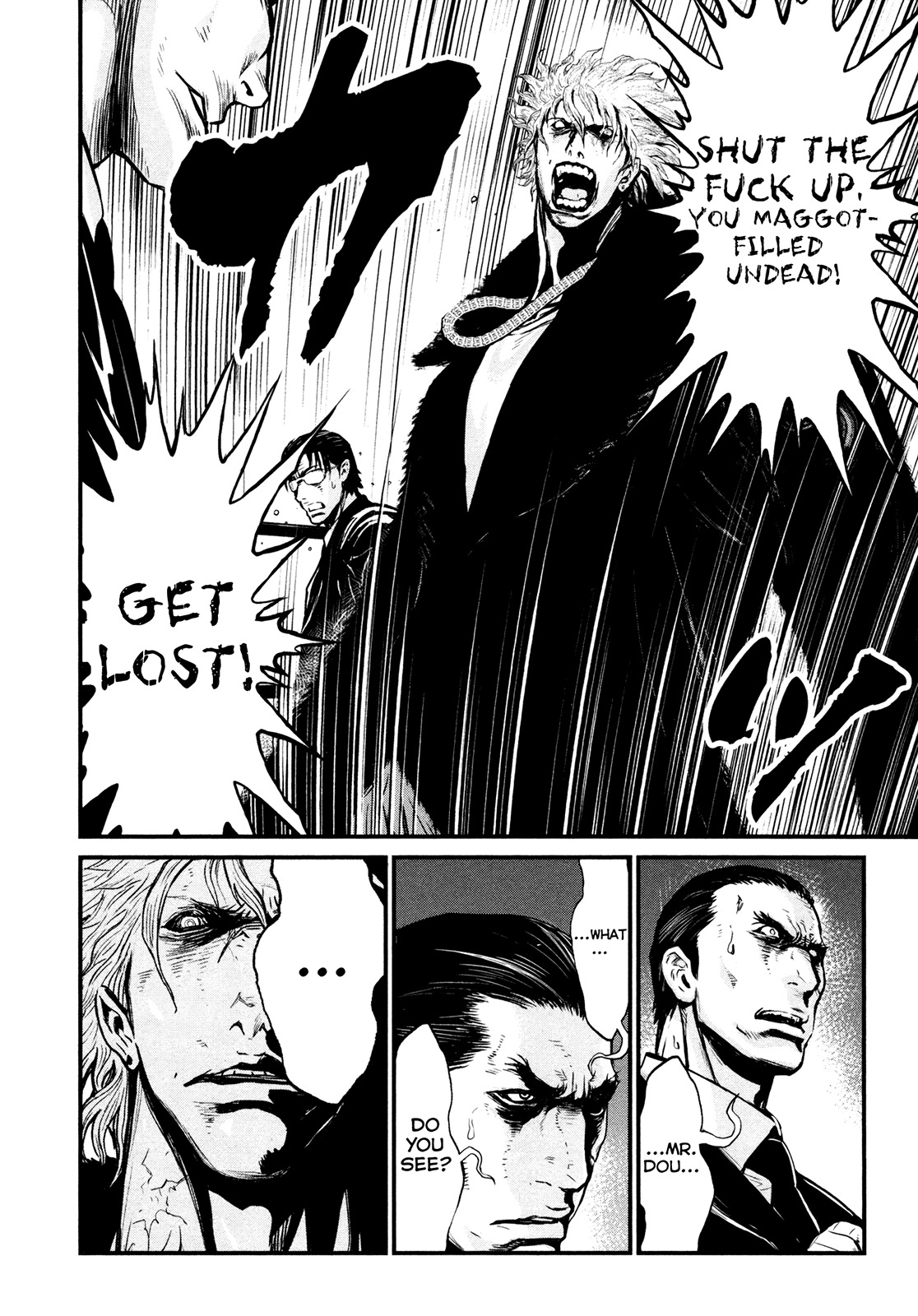 Wolf Guy - Ookami no Monshou Chapter 92 page 15 - Chapter 92: Damned Voices