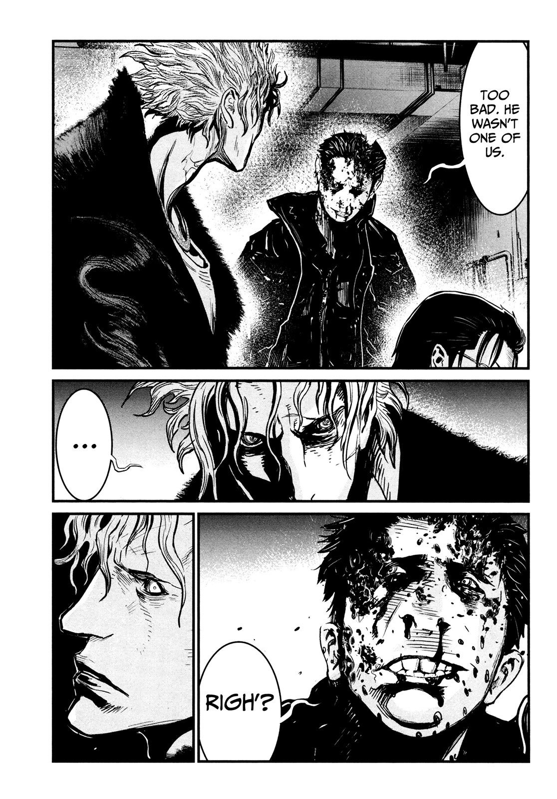 Wolf Guy - Ookami no Monshou Chapter 92 page 4 - Chapter 92: Damned Voices