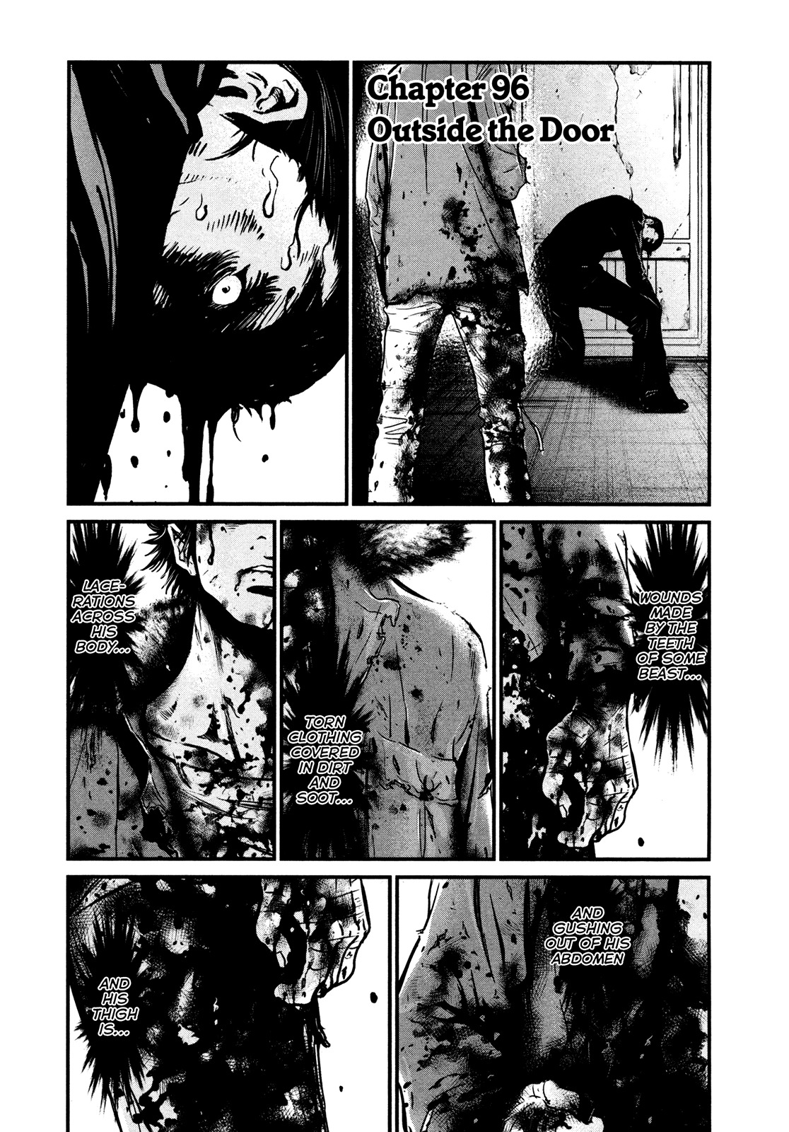 Wolf Guy - Ookami no Monshou Chapter 96 page 1 - Chapter 96: Outside the Door