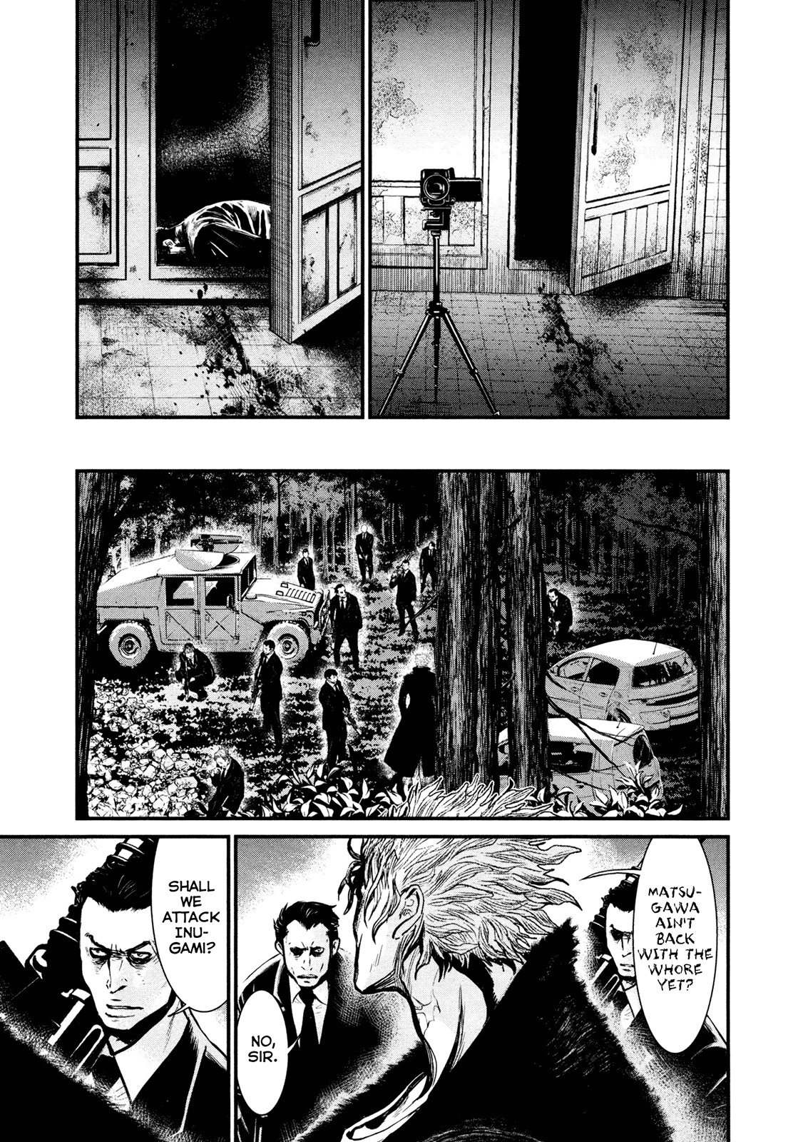 Wolf Guy - Ookami no Monshou Chapter 98 page 11 - Chapter 98: Caught