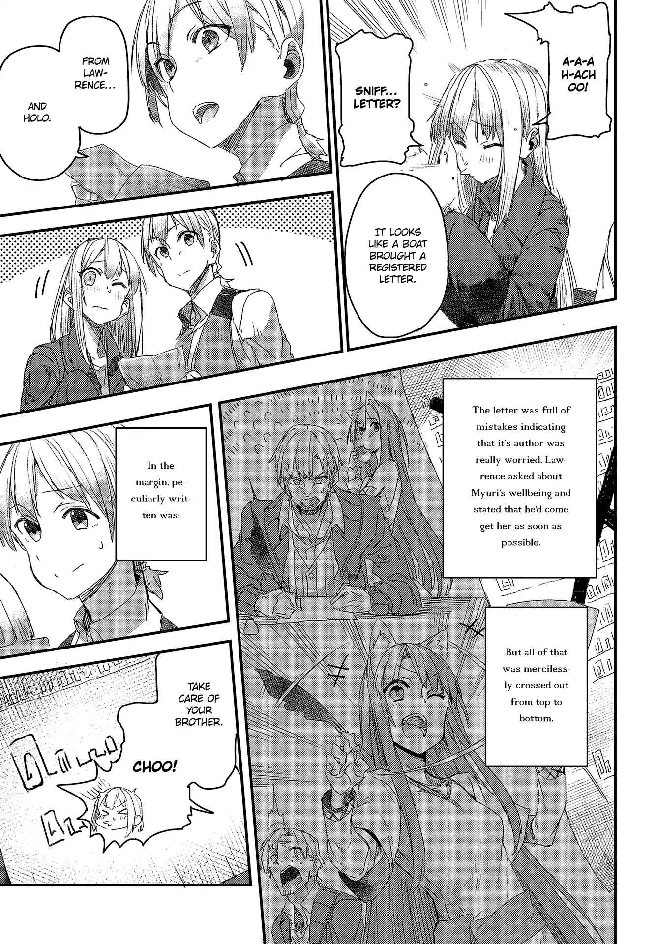Wolf & Parchment: New Theory Spice & Wolf Chapter 3 page 8 - Chapter 3