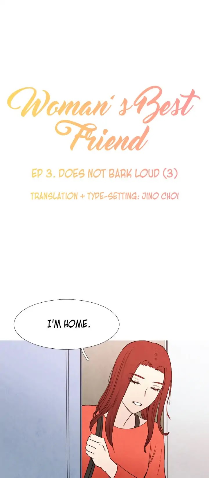 Woman's Best Friend Chapter 3 page 1 - Chapter 3: Does Not Bark Loud (3)