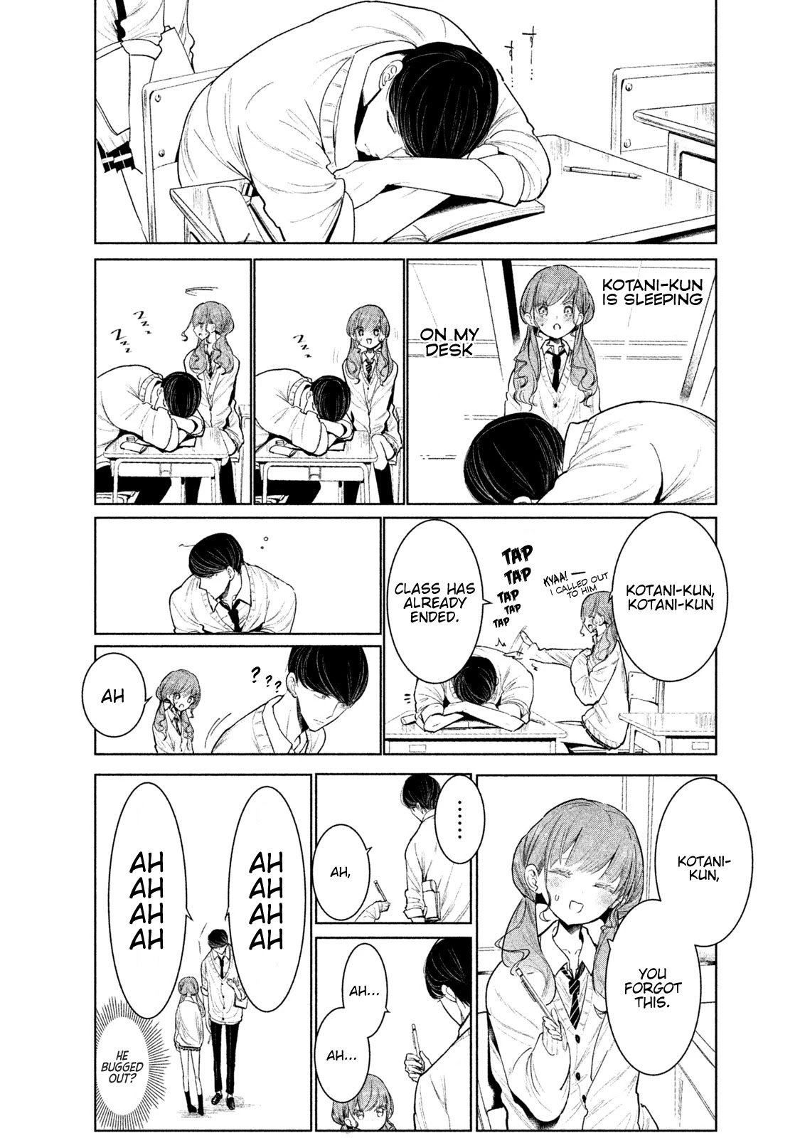 WonDance Chapter 3.5 page 2 - Chapter 3.5: The Dance Club's Kotani-kun Stutters